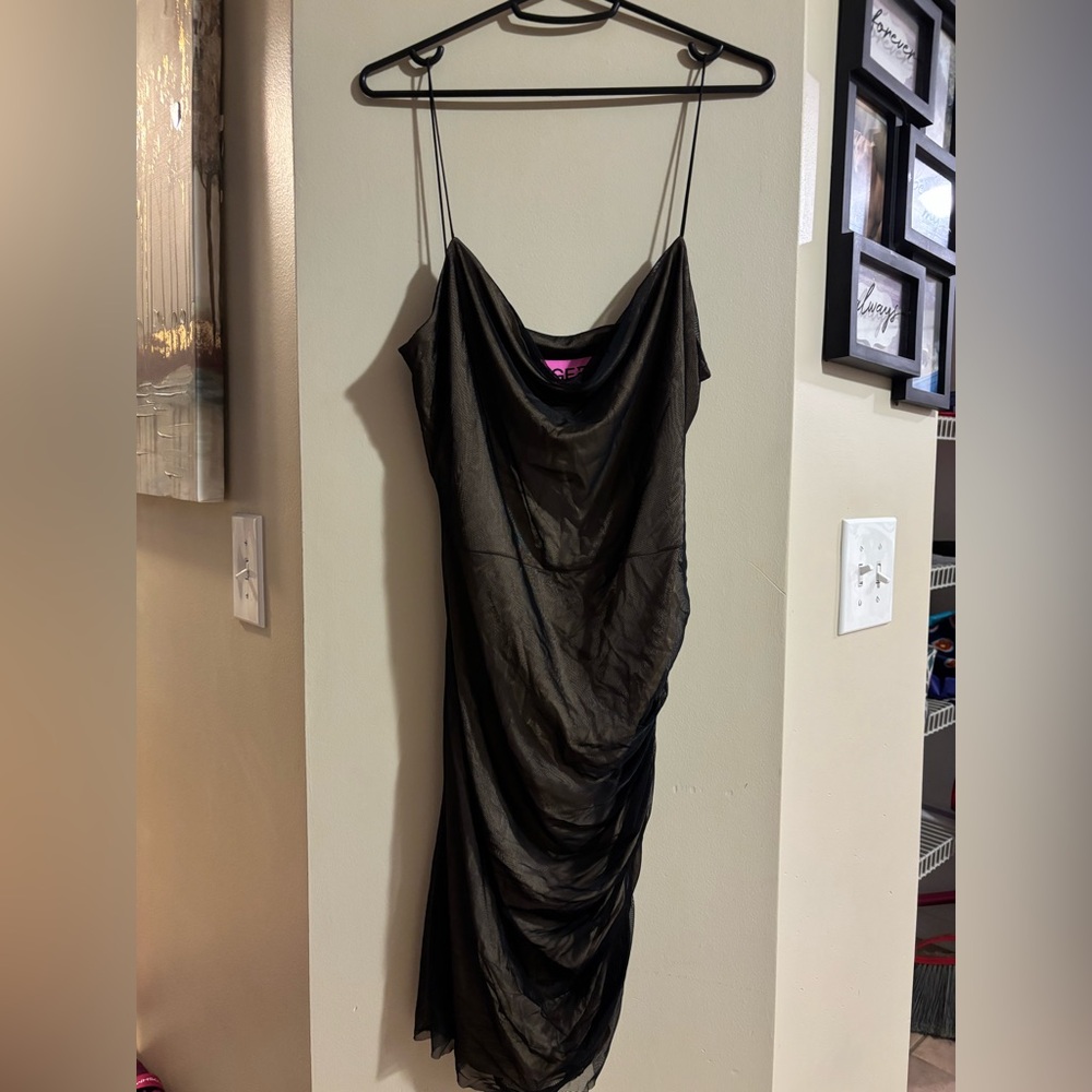Perry Layered Mesh Mini Dress - Picture 4 of 10